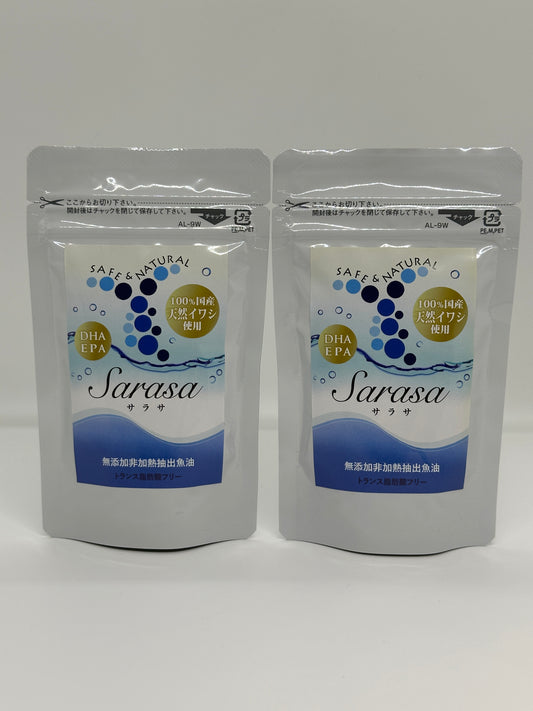 SARASA (サラサ)【天然】DHA、EPA、CoQ10 48g×150粒 2個セット