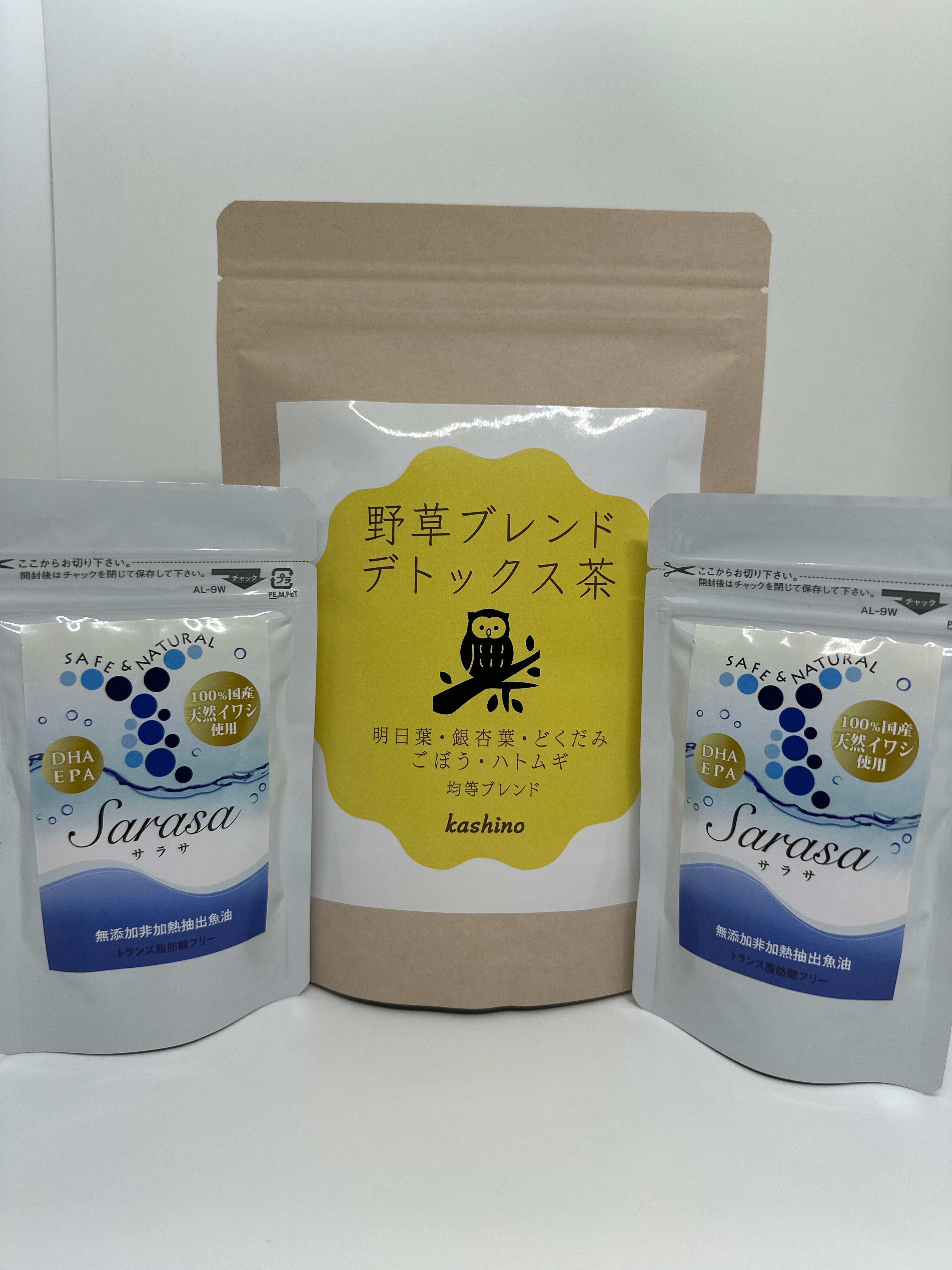 野草ブレンドデトックス茶・SARASA 48g×150粒×2 [セット] – 香詩乃